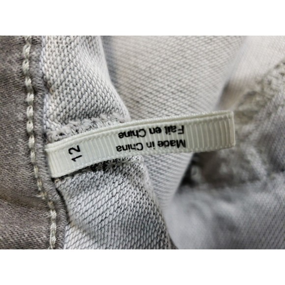 Women’s Unbranded Gray Pullon Stretch Pants sz 12 cotton blend - Picture 7 of 7